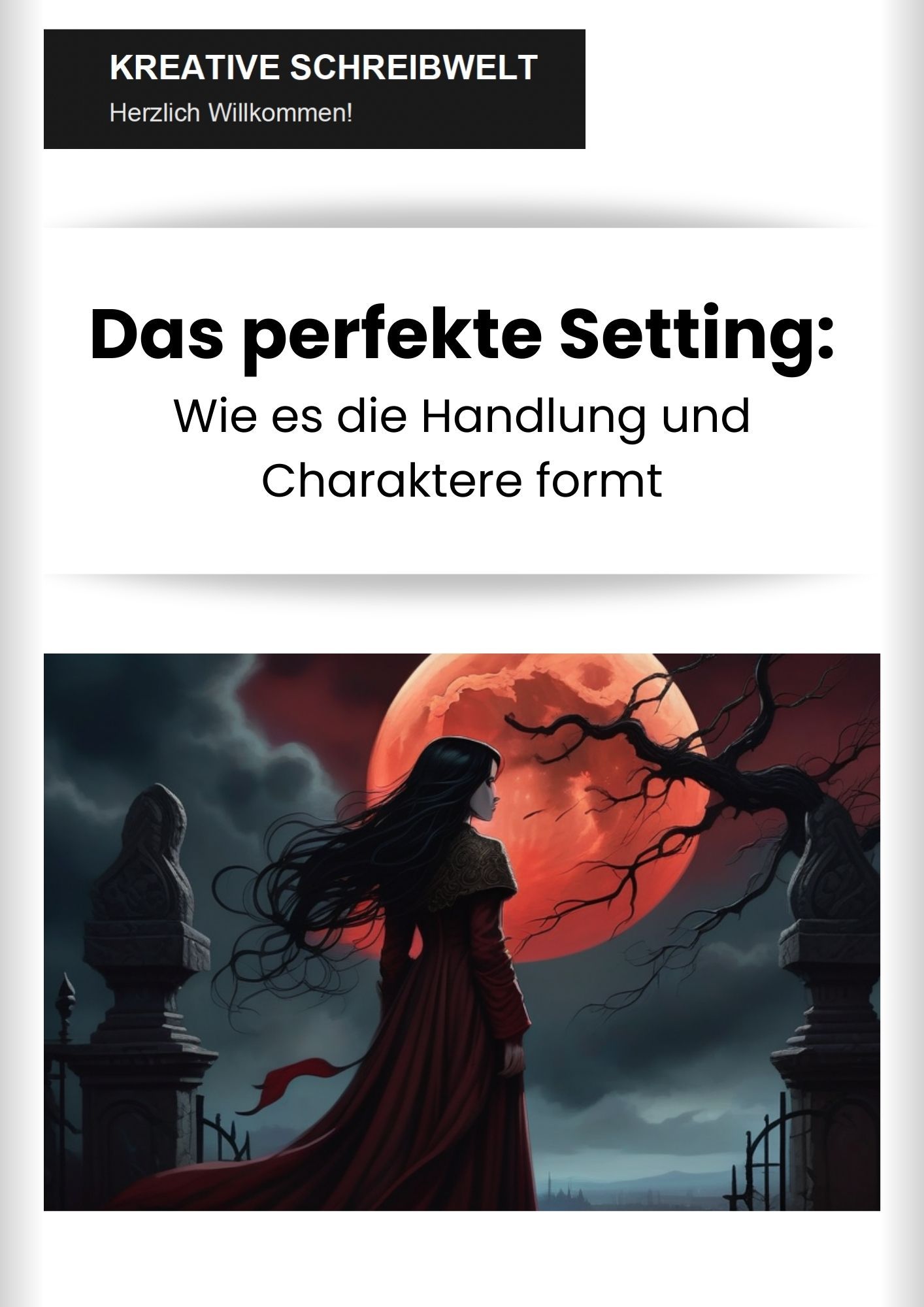 Das perfekte Setting Wie es die Handlung und Charaktere formt