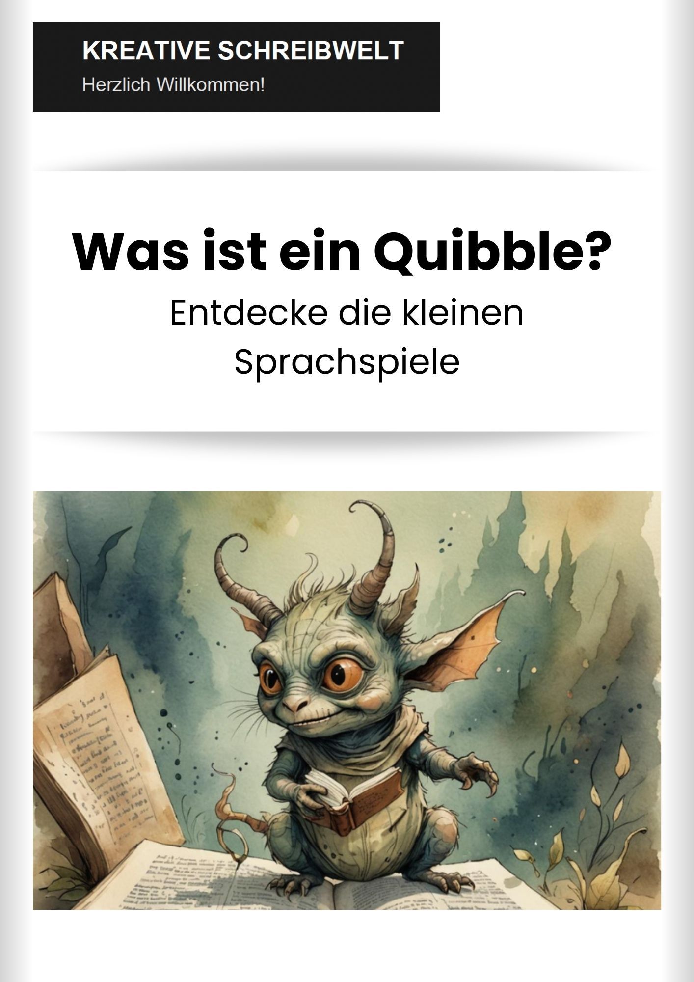 Was ist ein Quibble Entdecke die kleinen Sprachspiele