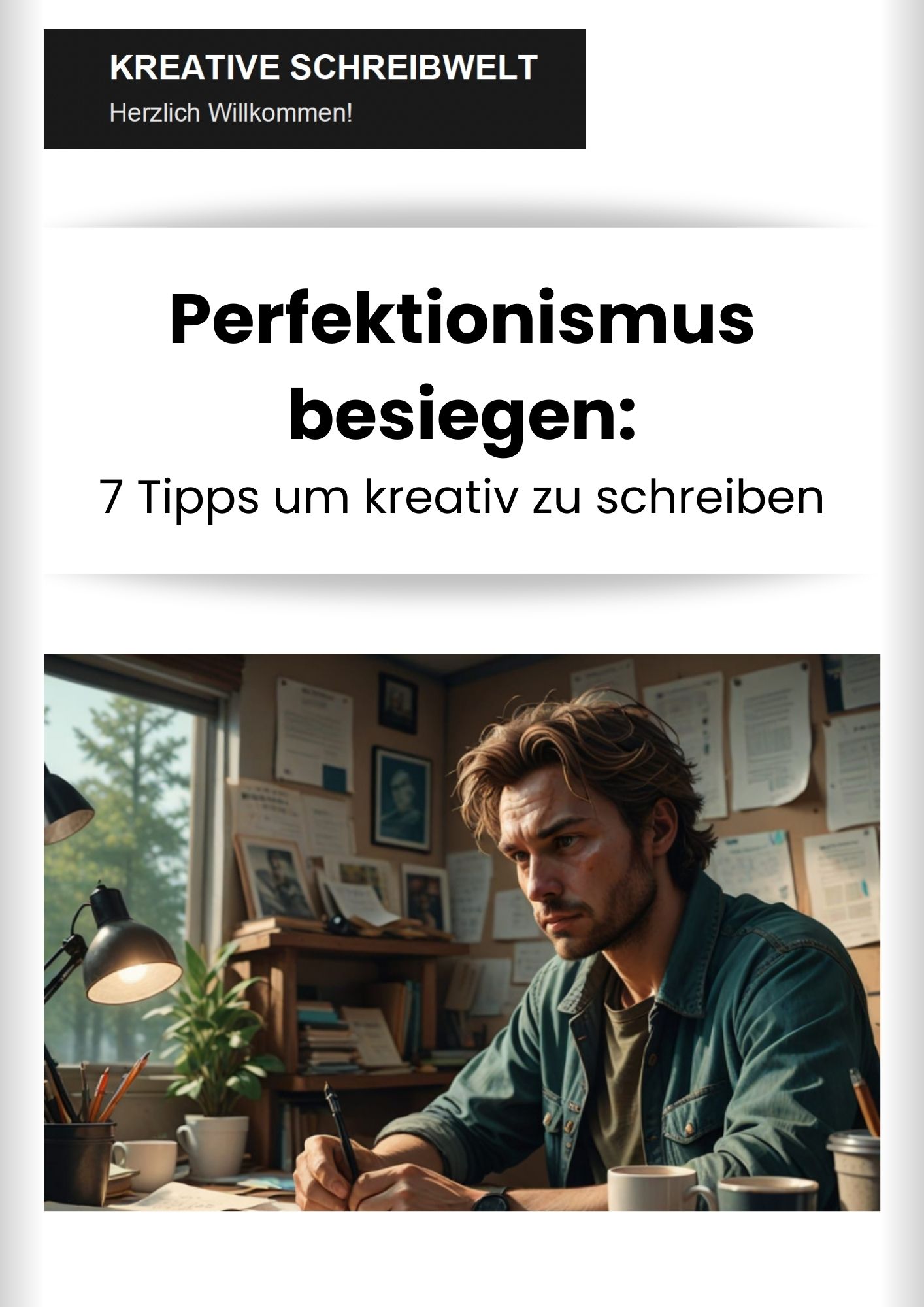 Perfektionismus besiegen 7 Tipps um kreativ zu schreiben