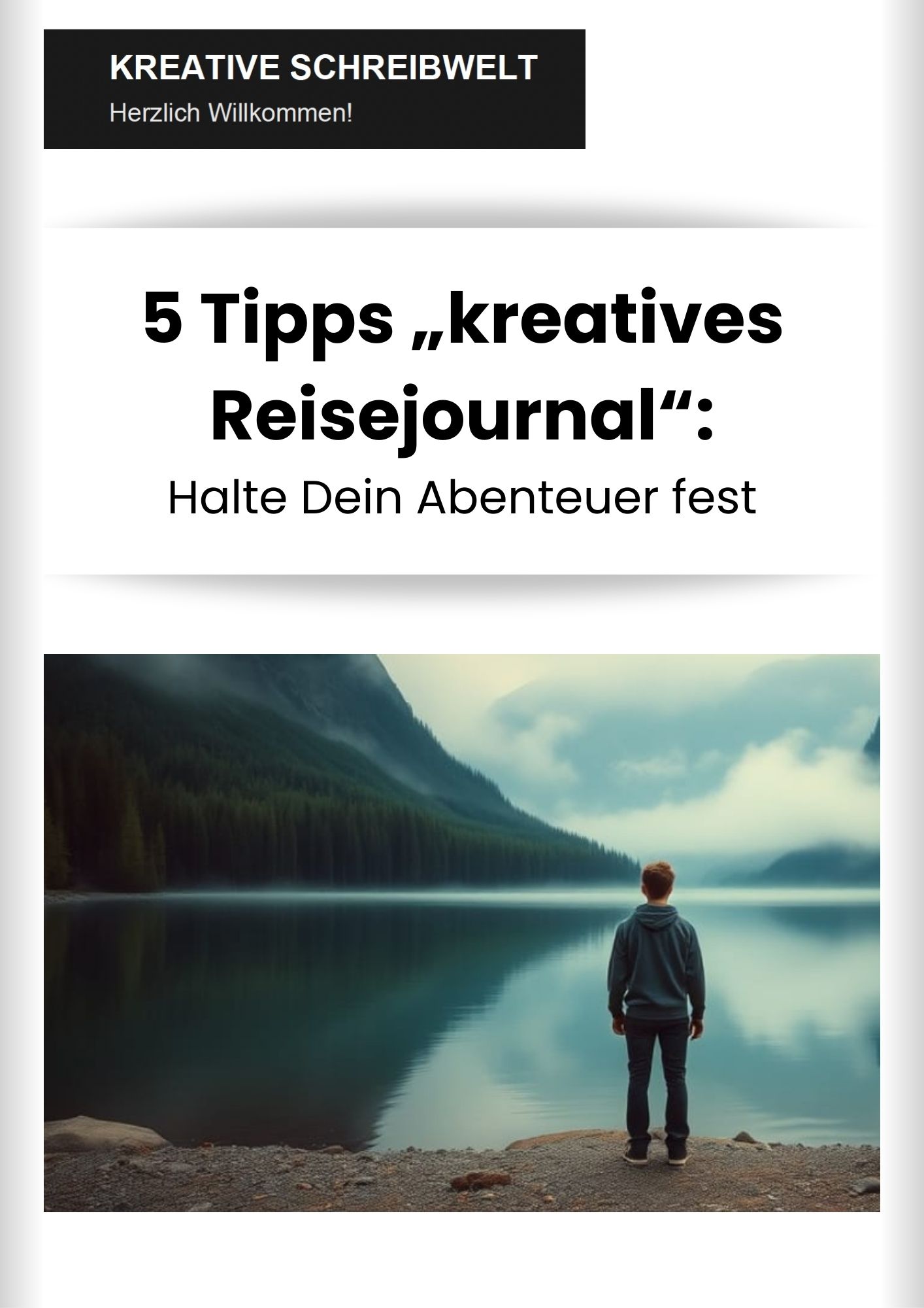 5 Tipps „kreatives Reisejournal“ Halte Dein Abenteuer fest