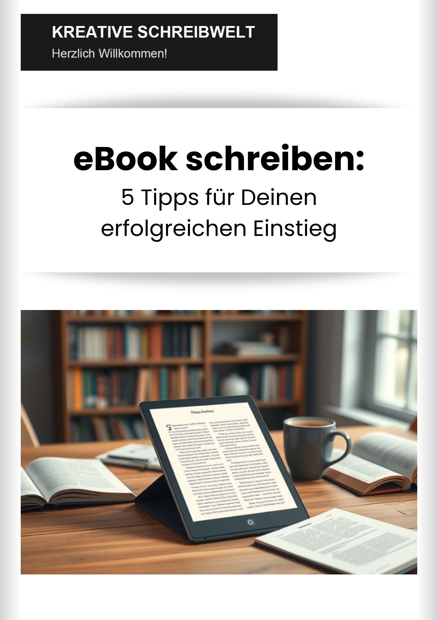 eBook schreiben 5 Tipps für Deinen erfolgreichen Einstieg